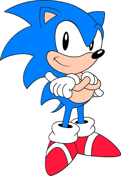 Free: Sonic - Classic Sonic The Hedgehog Png 