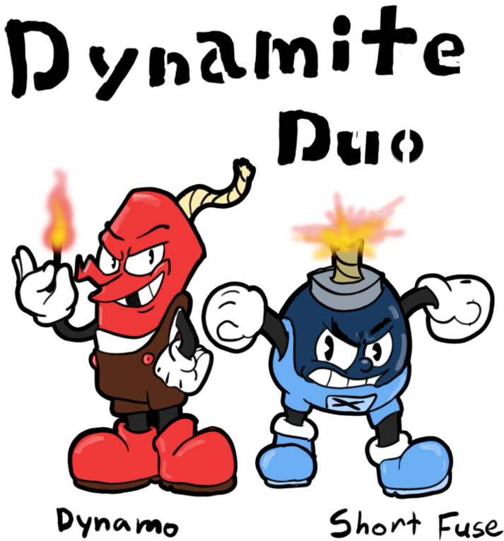 The Dynamite Duo - Video Game (894x894), Png Download