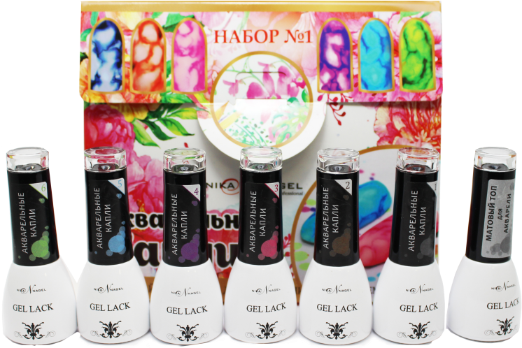 Kit Watercolor Drops - Watercolor Painting (800x800), Png Download