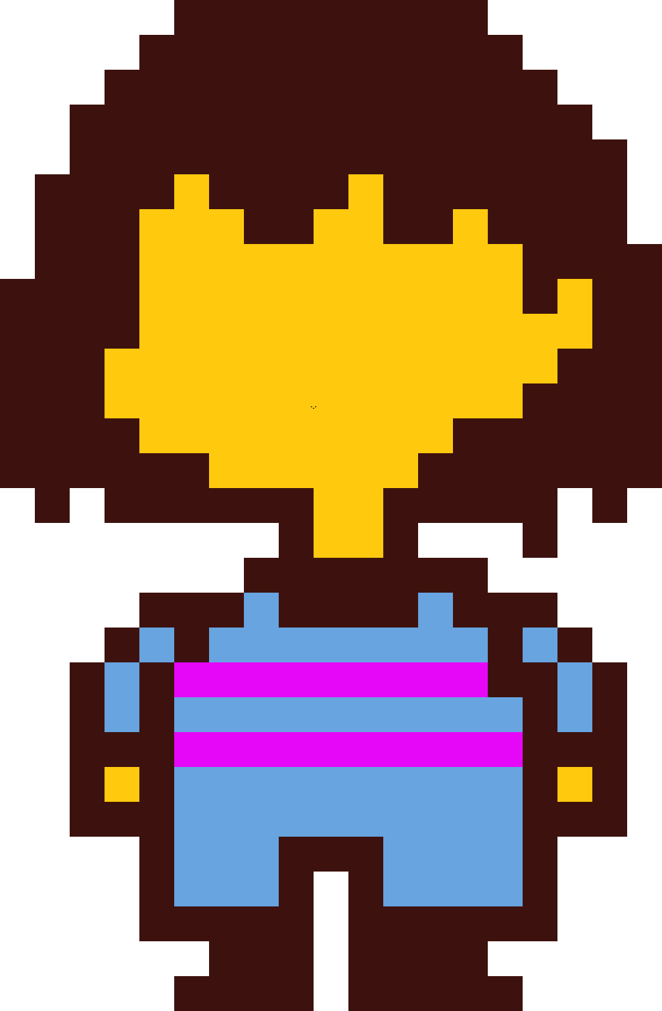 Undertale Yellow Text - Tiny Face Undertale (304x463), Png Download