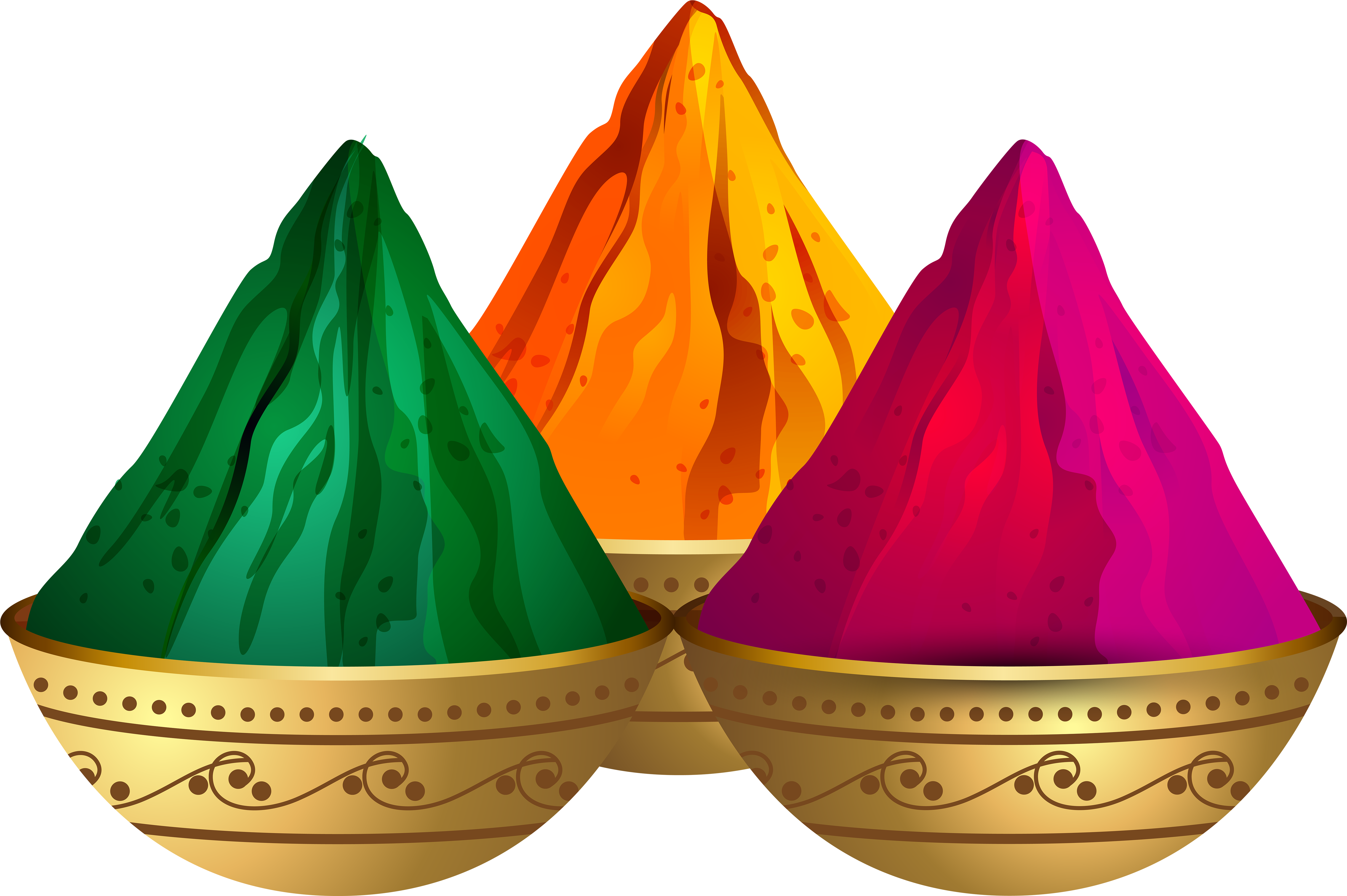 Holi Colors Powder Png (6000x3994), Png Download