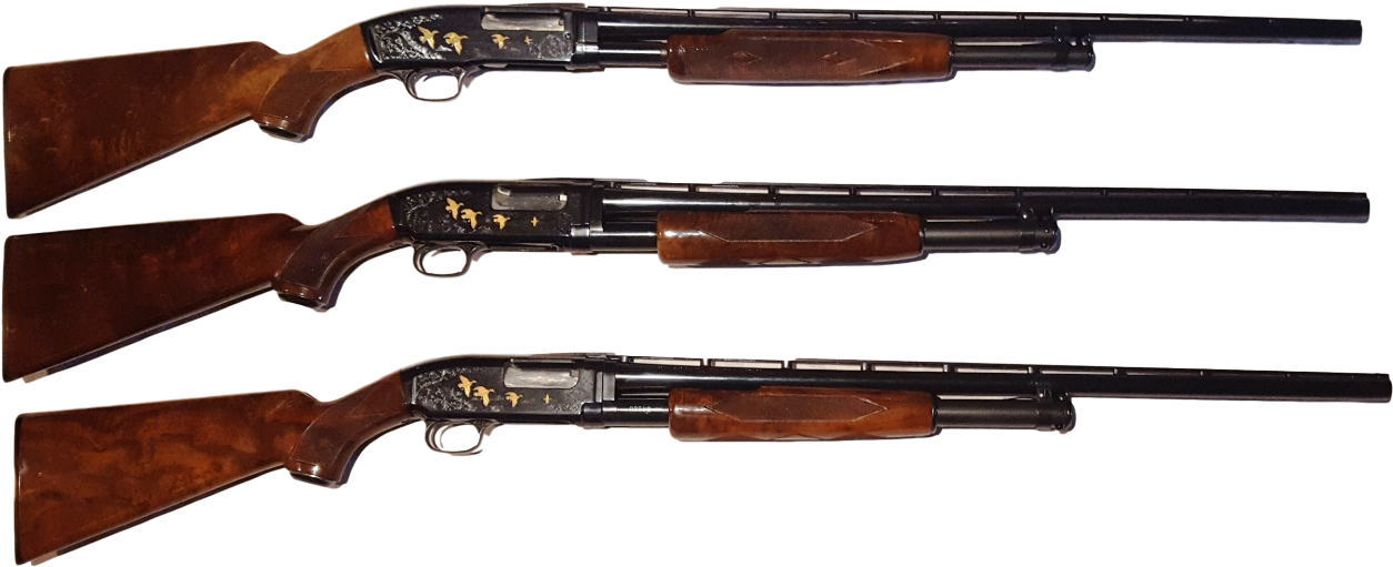 Browning Shot Guns - Firearm (1303x561), Png Download