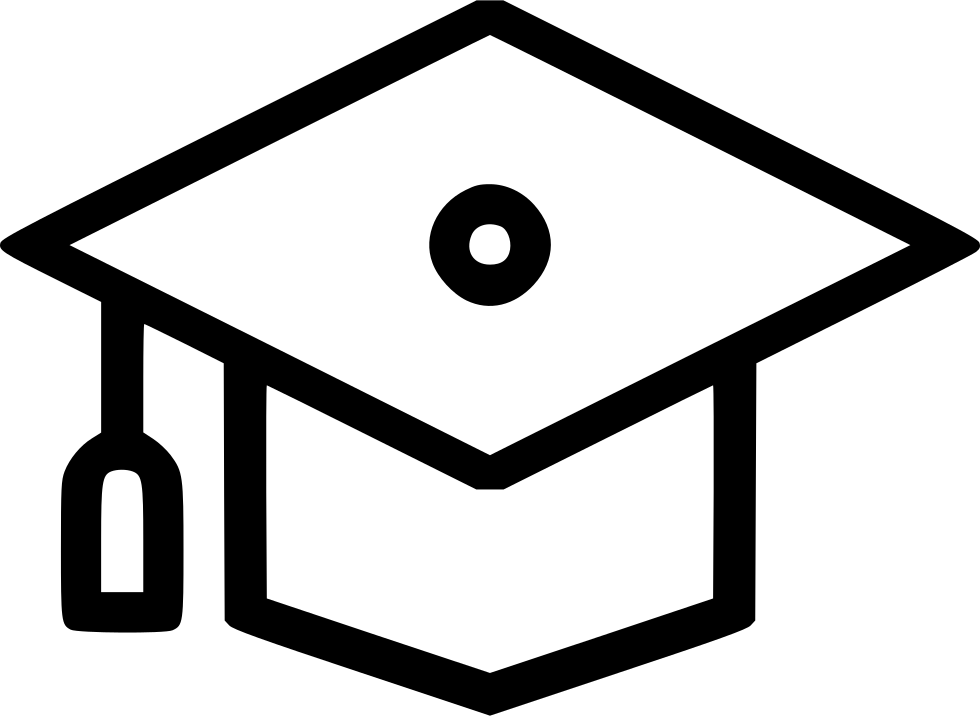 Download Download Png File Svg Graduation Cap Line Icon Png Image With No Background Pngkey Com