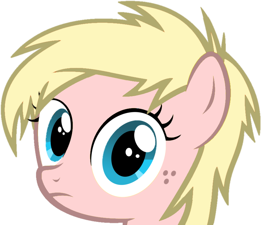 Artist Needed, Freckles, Frown, Looking At You, Oc, - My Little Pony: Friendship Is Magic (900x771), Png Download