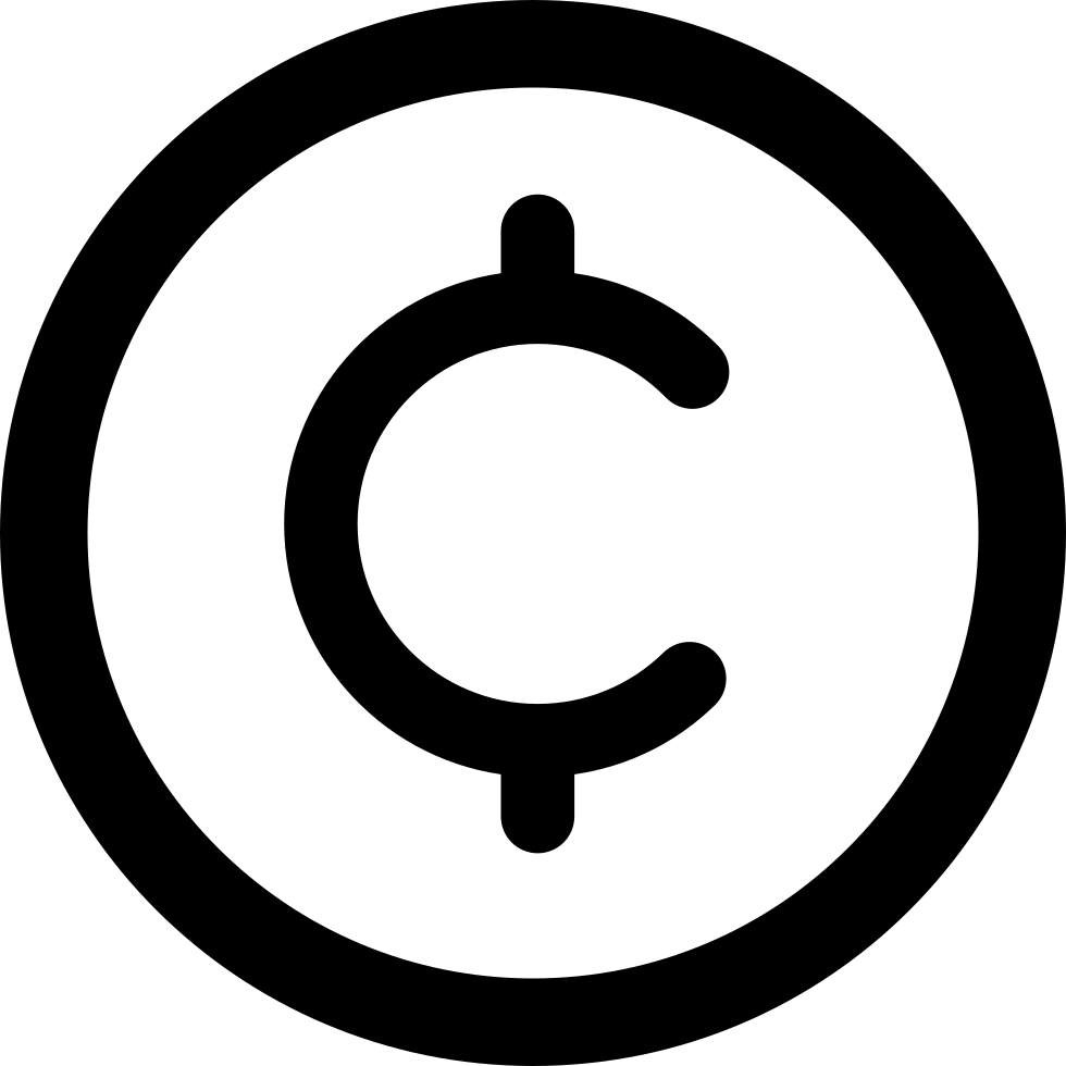 Copyright Symbol Variant - Dollar Sign In Circle (980x980), Png Download