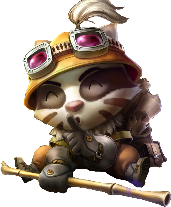 Clip Free Library Captain Teemosfeet Posted This - League Of Legends Png Teemo (681x717), Png Download