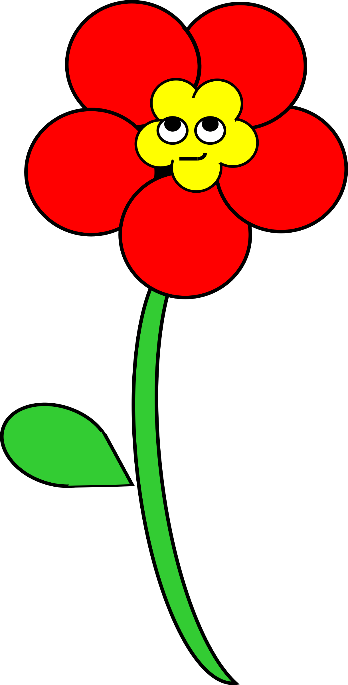 Big Image - Poppy Flower Clipart Black And White (1220x2400), Png Download