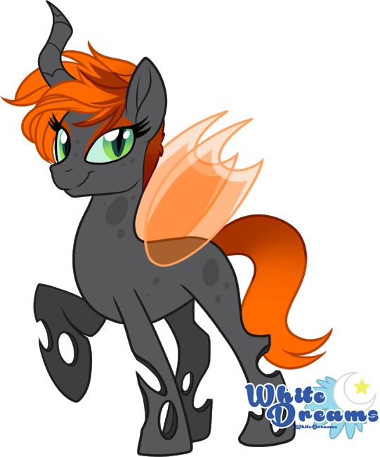 Changeling Design By Xwhitedreamsx - Pony (541x650), Png Download