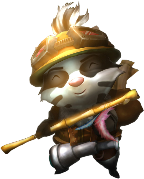 Badger Teemo Skin Png Image - League Of Legends Teemo (1215x717), Png Download