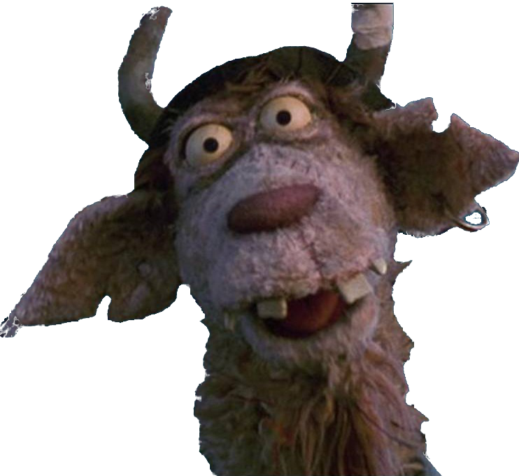 Clueless Morgan - Muppets Treasure Island Goat (742x681), Png Download