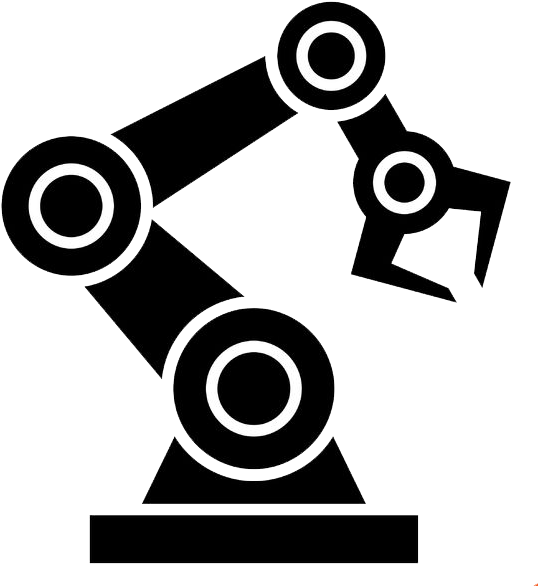 Robotics Teams - Robot Arm Symbol (585x618), Png Download
