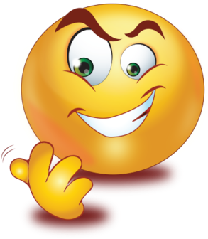 Evil Smile Come Hand Gesture - Evil Laugh Emoji - Free Transparent PNG ...