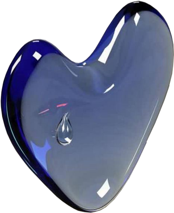 Queendj Sway Nds Bucket Textures Glass Texture - Broken Heart (800x826), Png Download