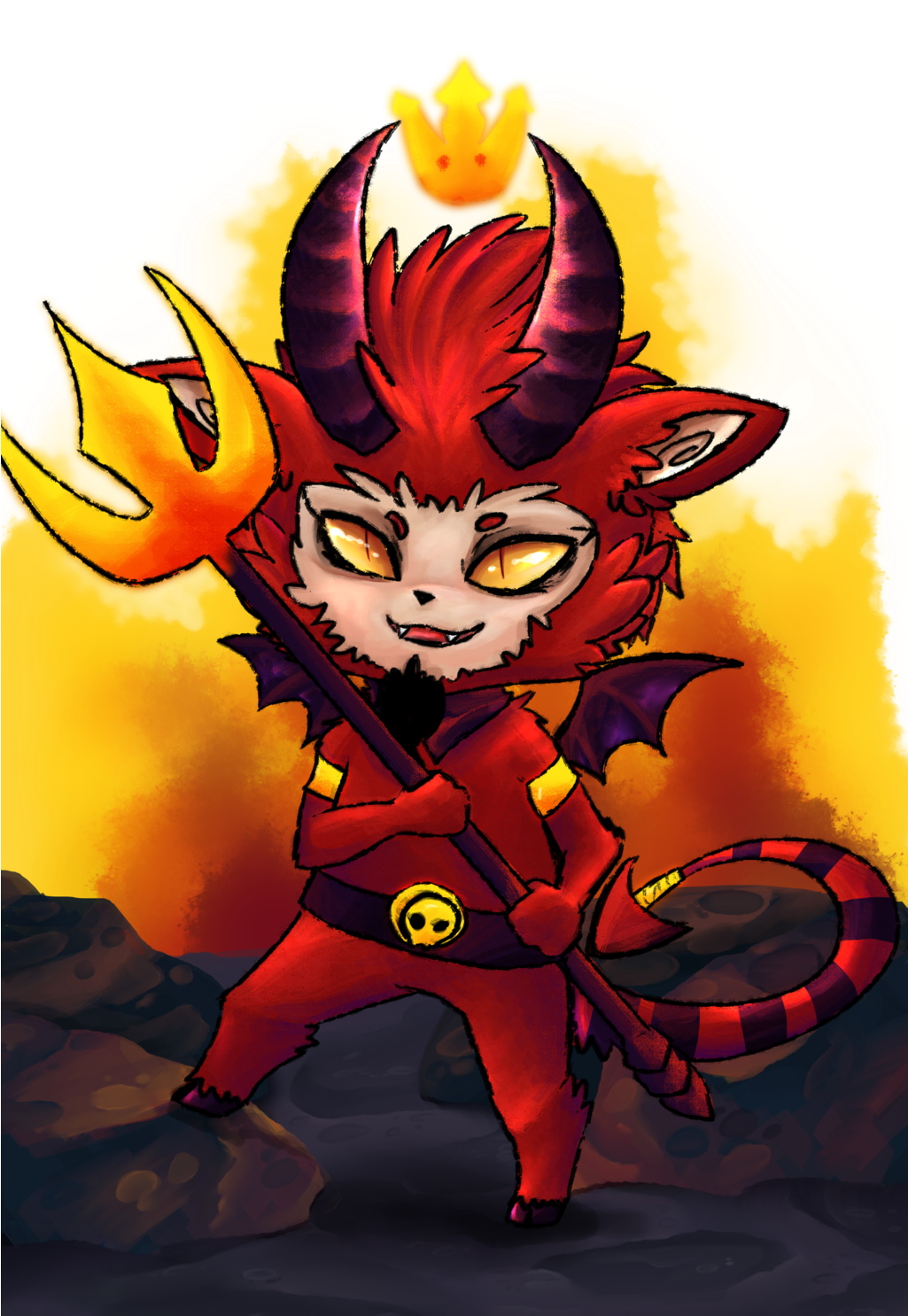 Little Devil Teemo By Monstercandywv On Deviantart - Little Devil Teemo Cute (1024x1492), Png Download