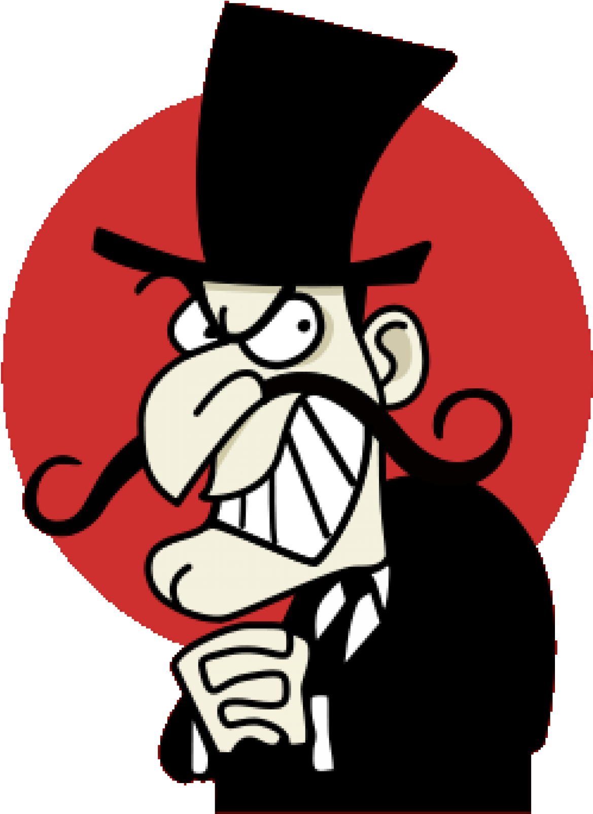 Evil Jr - Snidely Whiplash (1200x1640), Png Download