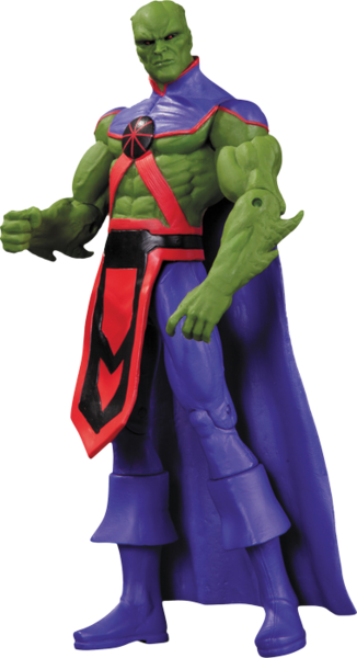 Martian Manhunter Action Figure - Dc Collectibles Dc Comics The New 52 Martian Manhunter (326x600), Png Download