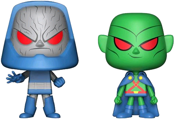 Dc Super Heroes - Dc Martian Manhunter And Darkseid Vynl. (600x600), Png Download