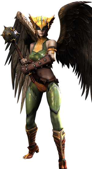 9kryu6l - Injustice Gods Among Us Hawkgirl (450x550), Png Download