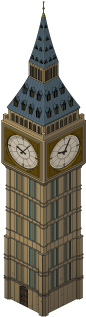 Clock Tower (460x460), Png Download