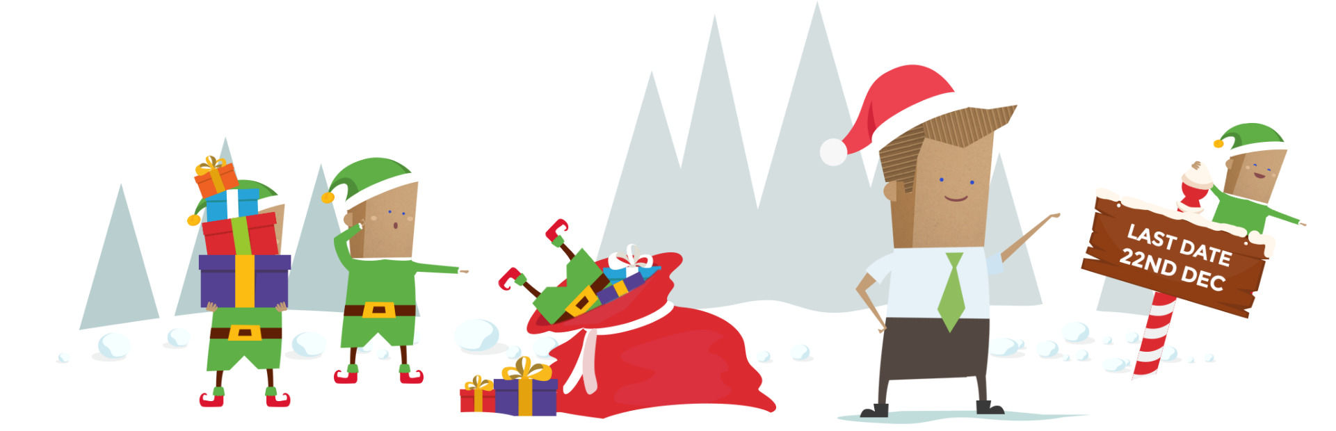 Last Order Date Before Christmas - Myparceldelivery.com Limited (1920x632), Png Download