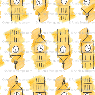 London Big Ben Watercolor Large - London (400x400), Png Download