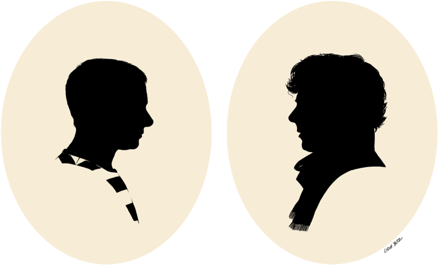 Silhouette Of Sherlock Holmes At Getdrawings - Bbc Sherlock Silhouette (900x628), Png Download