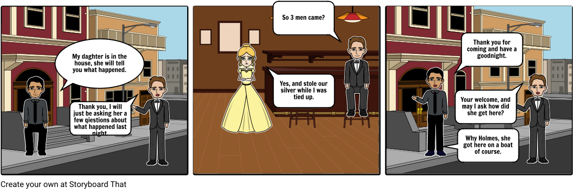 Sherlock Holmes - Cartoon (1164x385), Png Download