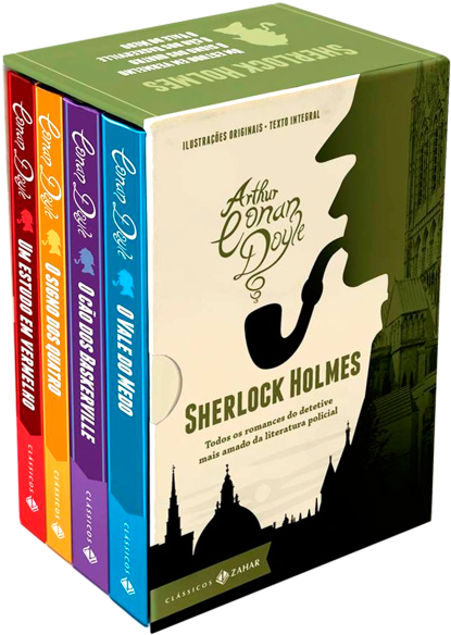 Edição Bolso De Luxo - Coleção Sherlock Holmes Zahar (430x596), Png Download