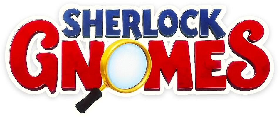 Sherlock Gnomes Logo - Sherlock Gnomes Movie Logo (950x399), Png Download
