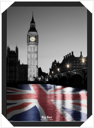 #471 - Poster Big Ben London (500x500), Png Download