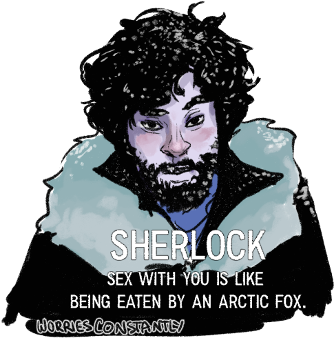 Sherlock North, Huh - Poster (500x506), Png Download