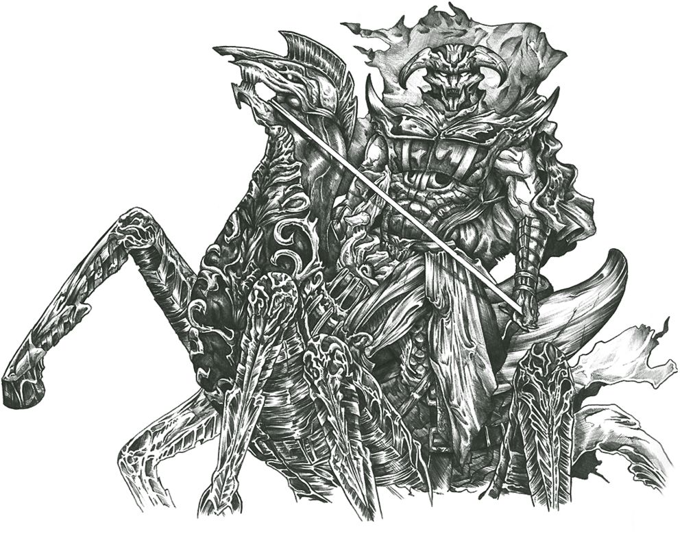 The Dark Rider By - Fantasy (1020x784), Png Download