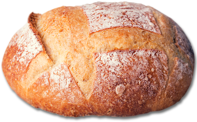 Bread Transparent Background - Bread With No Background (642x635), Png Download