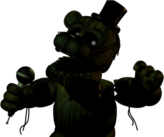Drawn Top Hat Freddy's - Fnaf Ultimate Custom Night (640x480), Png Download