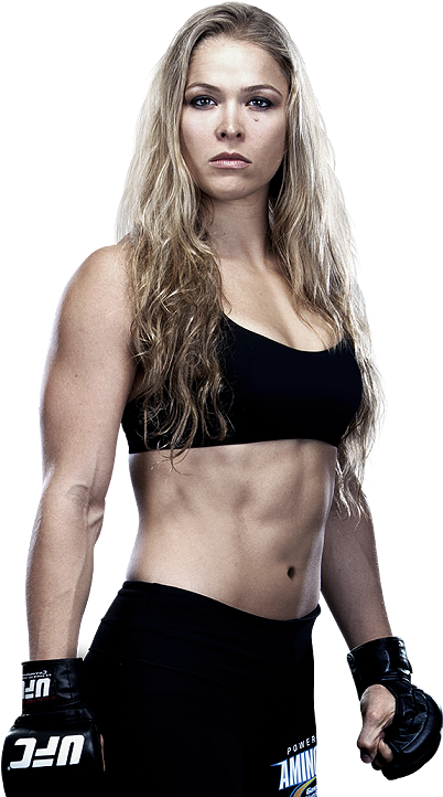 Ronda Rousey Black Background (504x756), Png Download