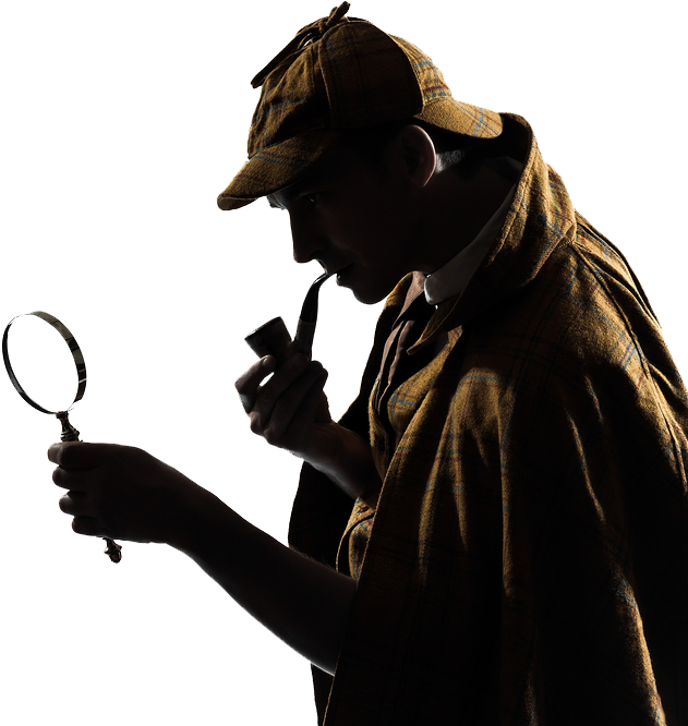 One Of The Defining Characteristics Of Sherlock Holmes - Sherlock Holmes By Lyn Mcconchie (641x665), Png Download