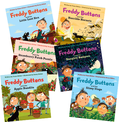 Freddy Buttons Childrens Books - Freddy Buttons And The Slimy Slugs (450x450), Png Download