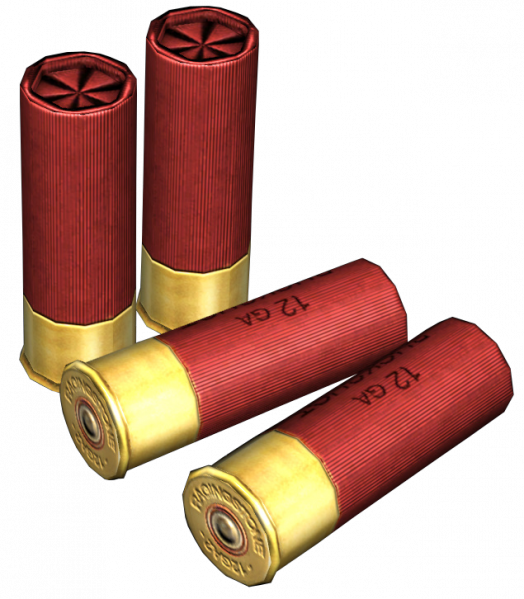 12 Gauge Ammo Png (524x599), Png Download