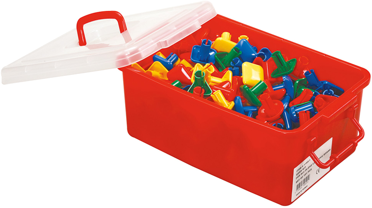 Geo Blocks - Genius Toys Geo Blocks Kit. (800x800), Png Download