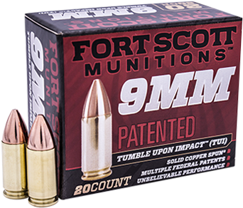 9mm Luger Tui™ - 45 Acp Solid Copper (600x400), Png Download