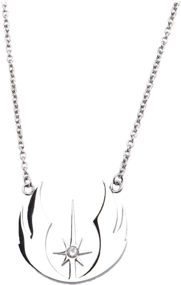 Jedi Order Stainless Steel Cubic Zirconia Rhinestone - Star Wars: Jedi Order Lightsider Pendant (ladies) (600x600), Png Download