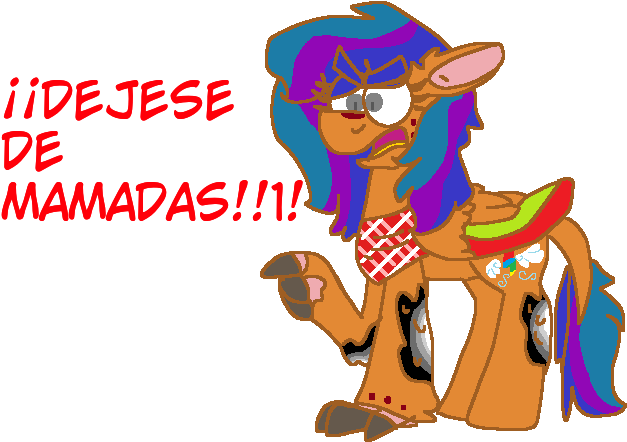 Glue, Ink, Mare, Mother, Mother's Day, Oc, Oc - Cartoon (626x477), Png Download