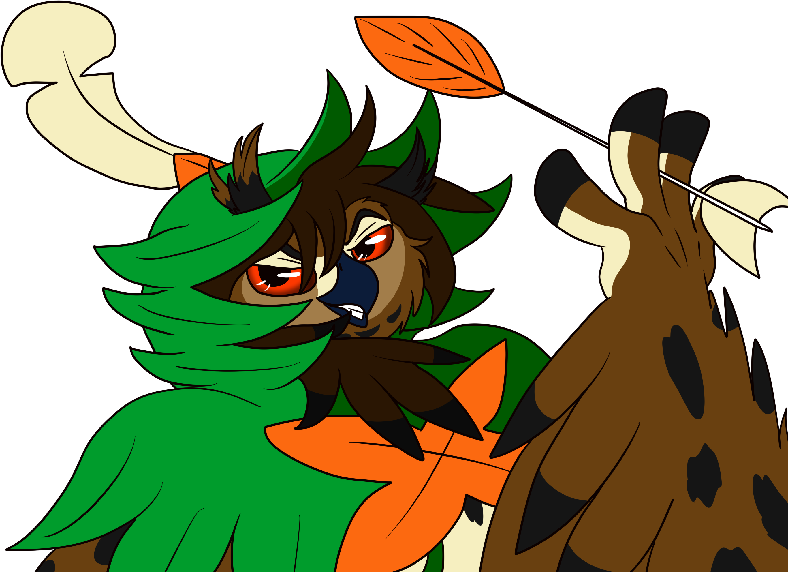 Cosplaying As Decidueye - Cosplay (3000x2000), Png Download