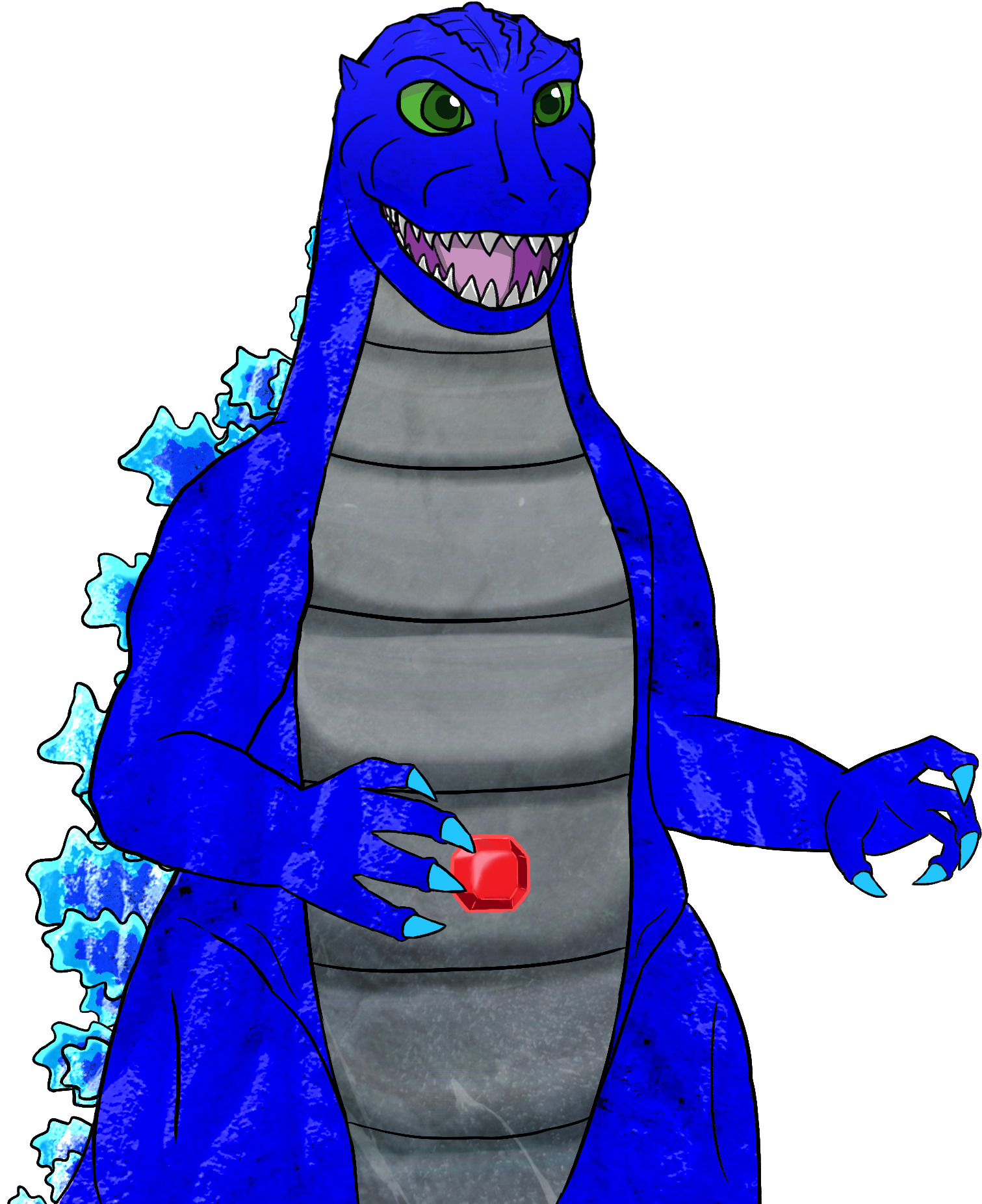 Weegeezilla Silent-open Mouth - Portable Network Graphics (1920x1920), Png Download