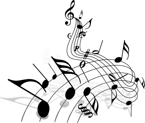 Müzik Aletleri Png, Nota Png, Temalar Için Müzik Aleti - Notas Musicales Para Photoshop (500x424), Png Download