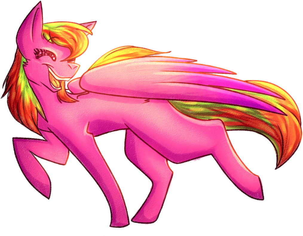 Bluekoi-png, Female, Mare, Oc, Oc Only, Open Mouth, - Cartoon (1280x853), Png Download