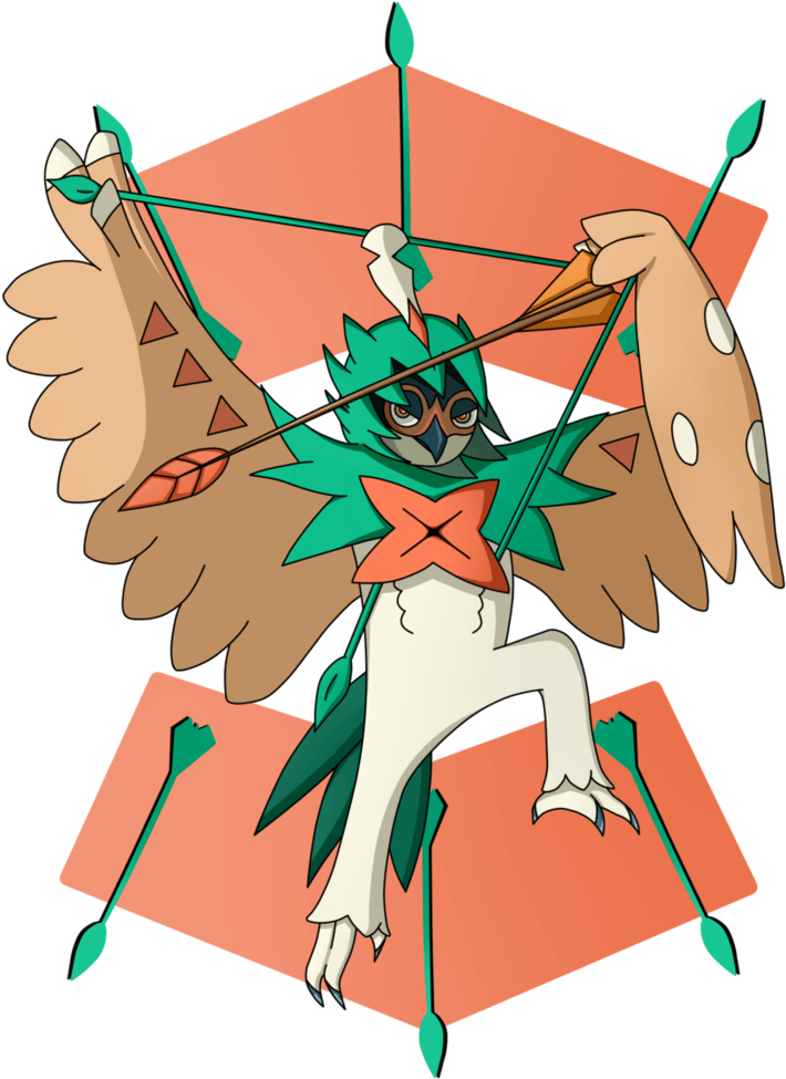 Decidueye By Julbakgaksii On Deviantart"> - Pokemon Decidueye (762x1048), Png Download