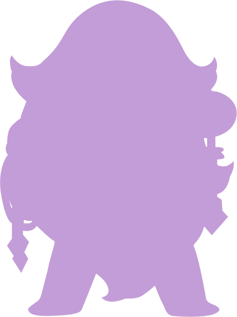 Amethyst, Purple, And Silhouette Image - Steven Universe Amethyst Silhouette (484x646), Png Download