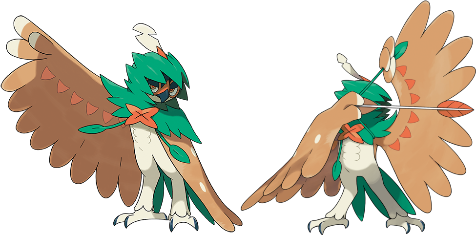 Picture Transparent Library Glamour Cosplay Page Decidueye - Pokemon Sun Grass Types (1000x511), Png Download