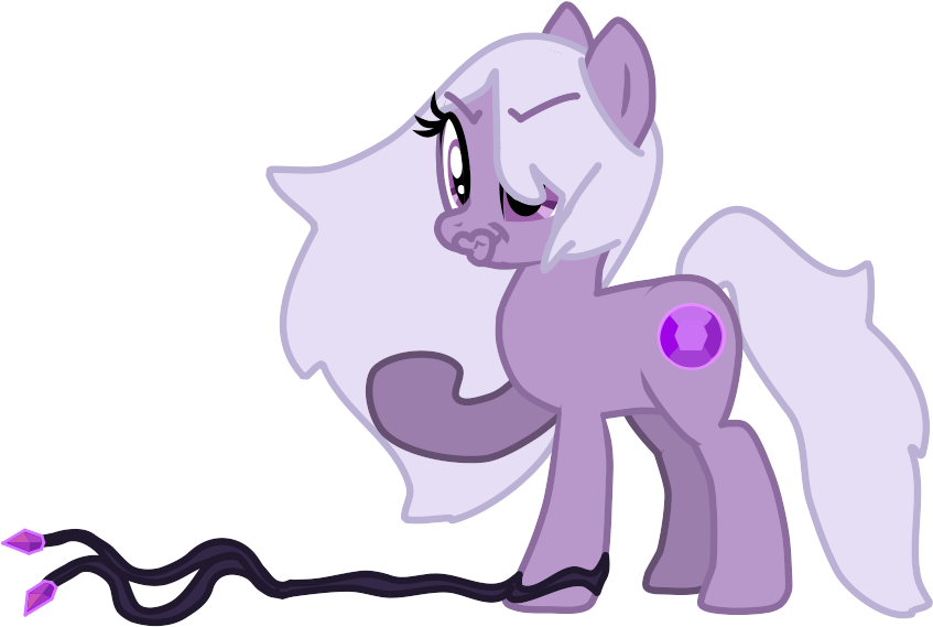 Amethyst , Artist - Amethyst Horse Steven Universe (860x600), Png Download